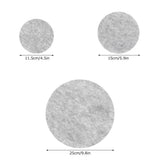 Soft Felt Plate Dividers Pan Separator Pads Cookware Bakeware Dish Pot Stacking ProtectorsGray 24PCS