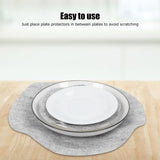 Soft Felt Plate Dividers Pan Separator Pads Cookware Bakeware Dish Pot Stacking ProtectorsGray 24PCS