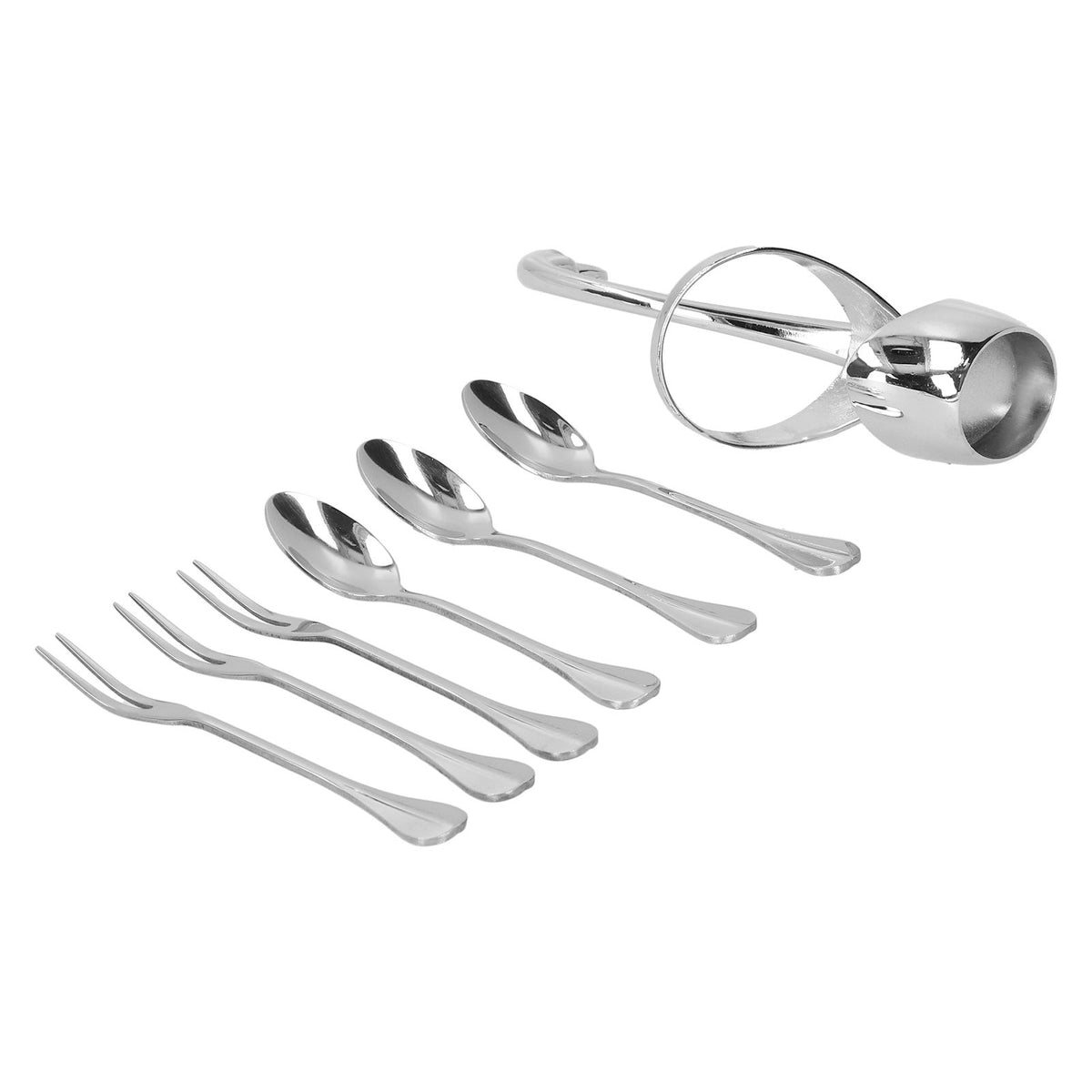 Stylish Tableware Storage Holder Rack Stainless Steel Fork Spoon Kitchen Tableware Set