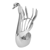 Stylish Tableware Storage Holder Rack Stainless Steel Fork Spoon Kitchen Tableware Set