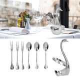 Stylish Tableware Storage Holder Rack Stainless Steel Fork Spoon Kitchen Tableware Set