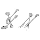 Stylish Tableware Storage Holder Rack Stainless Steel Fork Spoon Kitchen Tableware Set - Extra Image