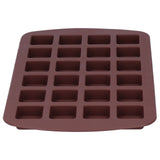 Candy Chocolate Mold Silicone 24 Grids Hand‑Made Cupcake Baking Mould Kitchen Utensils - Rear View