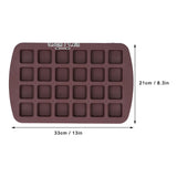 Candy Chocolate Mold Silicone 24 Grids Hand‑Made Cupcake Baking Mould Kitchen Utensils - Extra Image