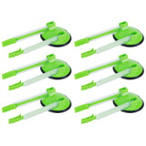 6Pcs Food Storage Bag Holder Stand HandsFree Bag Racks Home Kitchen Accessory Green
