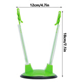 6Pcs Food Storage Bag Holder Stand HandsFree Bag Racks Home Kitchen Accessory Green - Extra Image