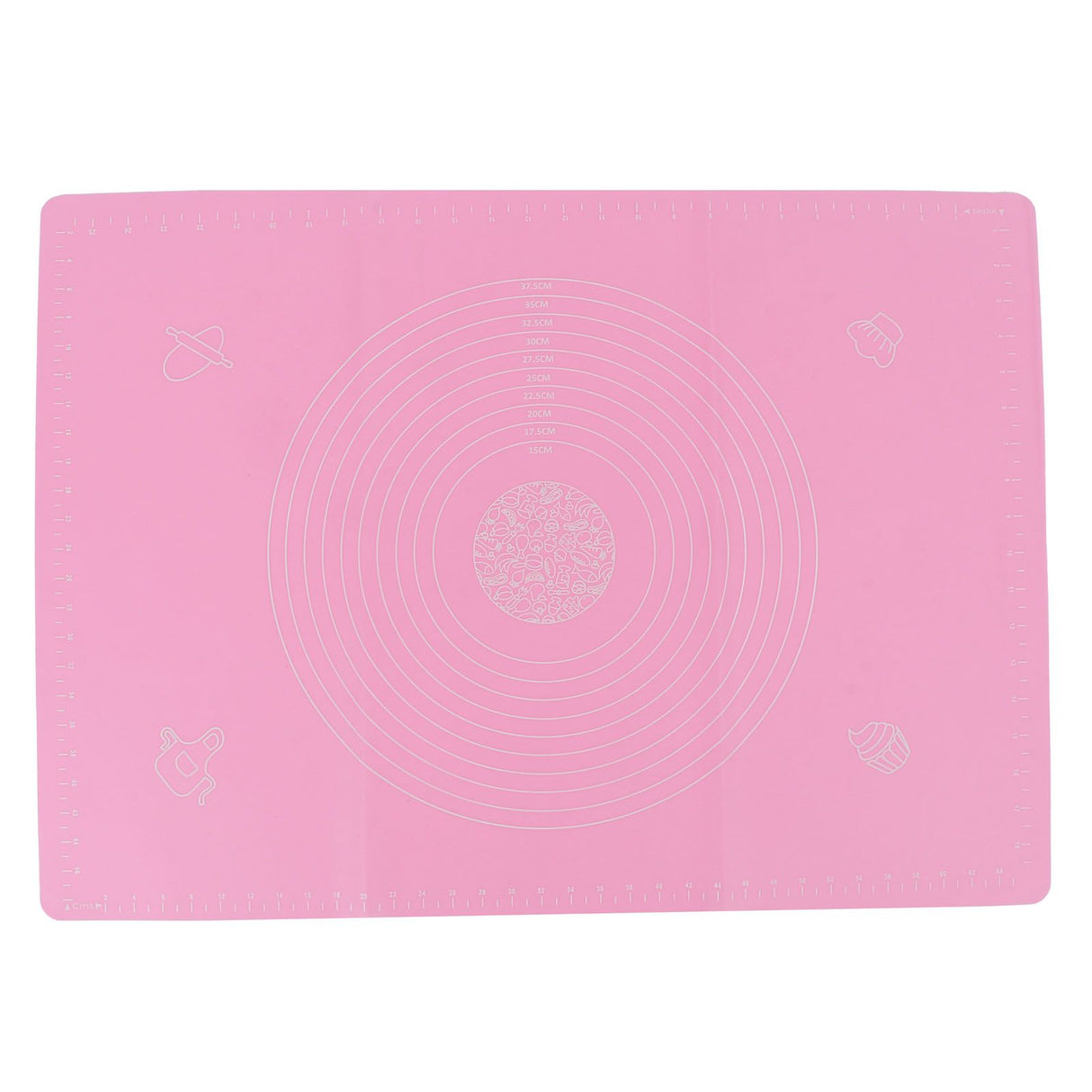 Silicone Knead Mat with Scale Chopping Board Nonslip Baking Tool Heat Resistant Oven Mat