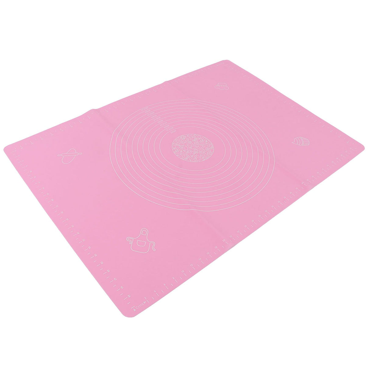 Silicone Knead Mat with Scale Chopping Board Nonslip Baking Tool Heat Resistant Oven Mat