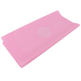 Silicone Knead Mat with Scale Chopping Board Nonslip Baking Tool Heat Resistant Oven Mat - Low Angle