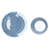 Imitation Porcelain Plate Bowl Set Fruit Salad Dessert Dish Tableware for Kitchen - Close-Up Angle