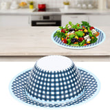 Imitation Porcelain Plate Bowl Set Fruit Salad Dessert Dish Tableware for Kitchen