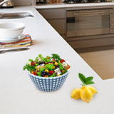 Imitation Porcelain Plate Bowl Set Fruit Salad Dessert Dish Tableware for Kitchen - Extra Image
