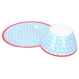 Bowl Dish Set Imitation Porcelain Fruit Salad Dessert Plate Dinnerware Tableware