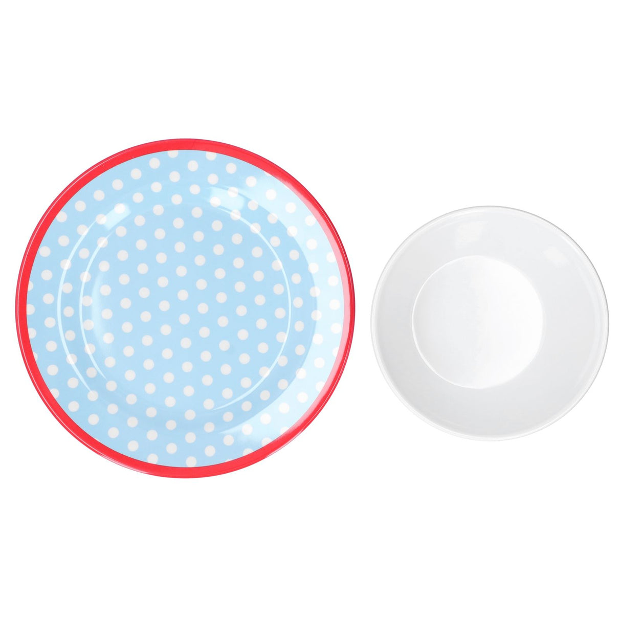 Bowl Dish Set Imitation Porcelain Fruit Salad Dessert Plate Dinnerware Tableware