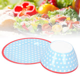 Bowl Dish Set Imitation Porcelain Fruit Salad Dessert Plate Dinnerware Tableware
