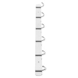 Stainless Steel Towel Hook Storage Rack Hanger with 6 Hooks for Kitchen Living Room Supplies