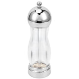 Salt Pepper Grinder Manual Seasoning Mill Shaker Round Acrylic Spice Jars Kitchen UtensilsSmall - Top-Down View