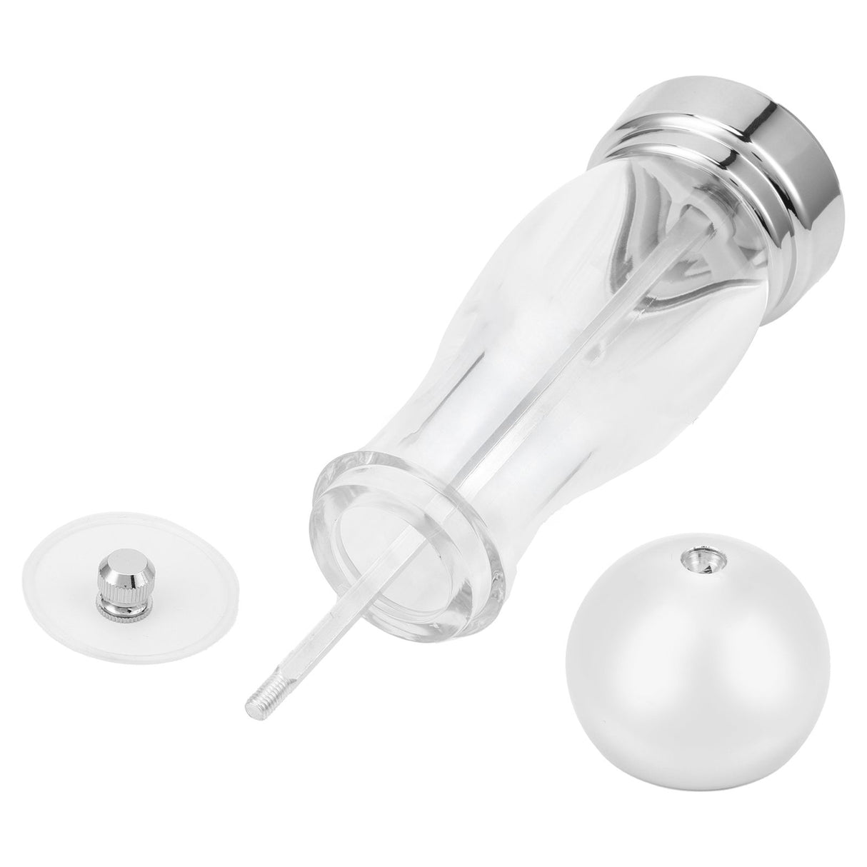 Salt Pepper Grinder Manual Seasoning Mill Shaker Round Acrylic Spice Jars Kitchen UtensilsSmall