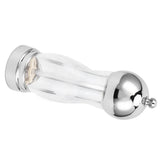 Salt Pepper Grinder Manual Seasoning Mill Shaker Round Acrylic Spice Jars Kitchen UtensilsSmall - Low Angle