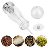 Salt Pepper Grinder Manual Seasoning Mill Shaker Round Acrylic Spice Jars Kitchen UtensilsSmall