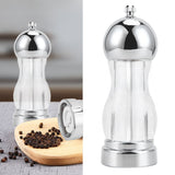 Salt Pepper Grinder Manual Seasoning Mill Shaker Round Acrylic Spice Jars Kitchen UtensilsSmall - Extra Image