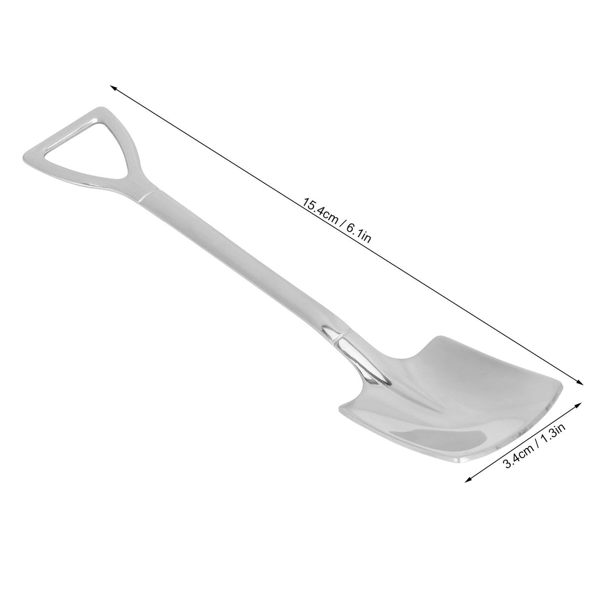 5pcs Dessert Coffee Spoons 304 Stainless Steel Ice Cream Dessert Cake Spoons SetShovel Spoon