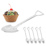 5pcs Dessert Coffee Spoons 304 Stainless Steel Ice Cream Dessert Cake Spoons SetSpoon - Extra Image