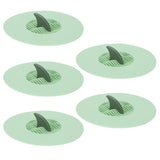 5Pcs Kitchen Sink Drain Plugs Strainer Water Sink Bathtub Drainage Stopper Bathroom AccessoriesGreen - Top-Down View