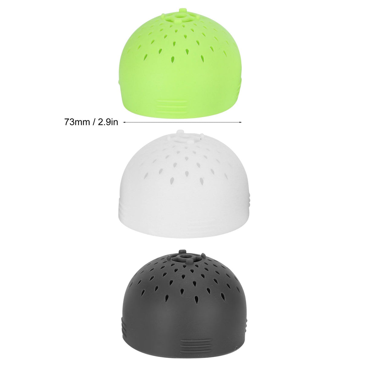 3Pcs Mini Colander Multi Purpose Silicone Can Filter Cover Strainer Kitchen Gadget