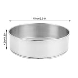 15cm Flour Sifter Strainer 304 Stainless Steel Kitchen Powdered Sugar Sieve for Household Baking
