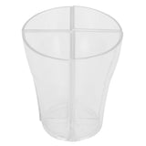 4in 1 Beer Glass Cups Mug Transparent Acrylic Wine Glass for Bar Club Party SuppliesL - Side View