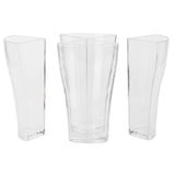 4in 1 Beer Glass Cups Mug Transparent Acrylic Wine Glass for Bar Club Party SuppliesL