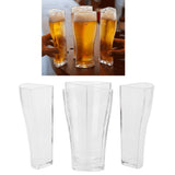 4in 1 Beer Glass Cups Mug Transparent Acrylic Wine Glass for Bar Club Party SuppliesL - Extra Image