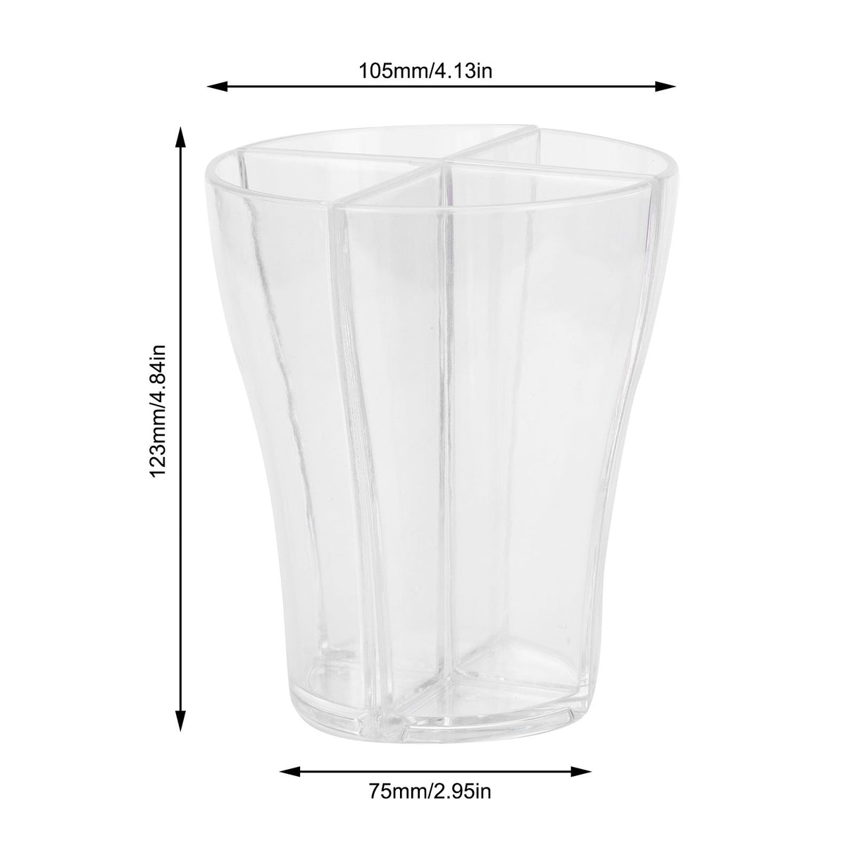 4in 1 Beer Glass Cups Mug Transparent Acrylic Wine Glass for Bar Club Party SuppliesL
