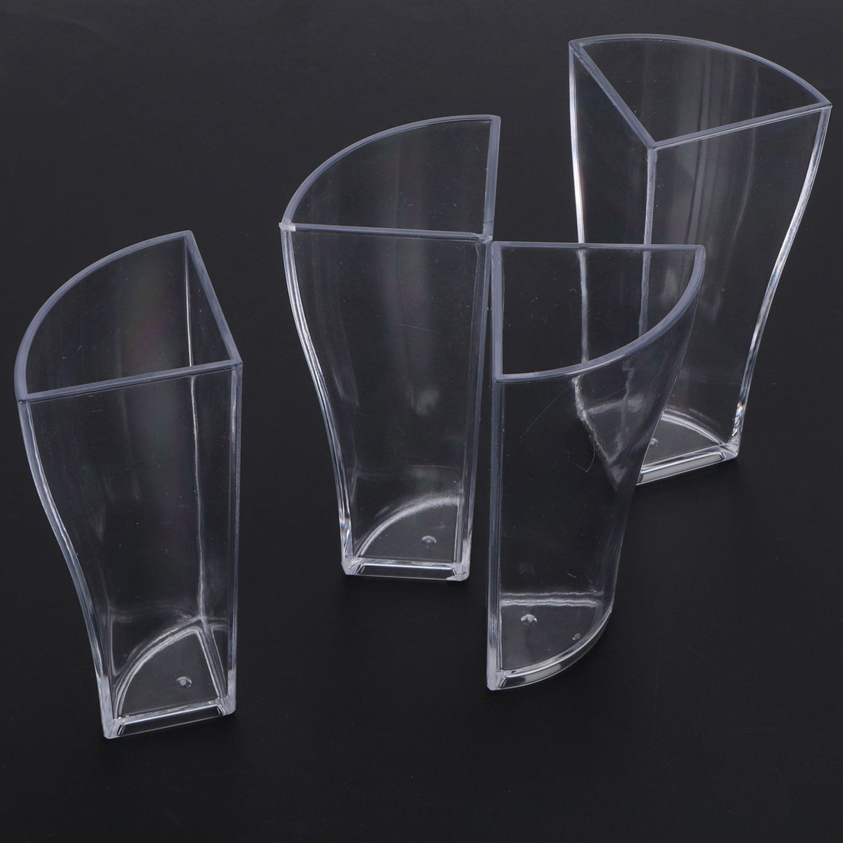 4in 1 Beer Glass Cups Mug Transparent Acrylic Wine Glass for Bar Club Party SuppliesL