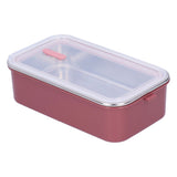 304 Stainless Steel Lunch Box Rectangular Insulated Portable Bento Box with HandleSingle Layer 700ml - Extra Image