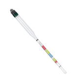 Hydrometer Tester with Sugar Ethanol Density Scales Wine Beer Brewing Measuring Instrument