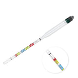 Hydrometer Tester with Sugar Ethanol Density Scales Wine Beer Brewing Measuring Instrument
