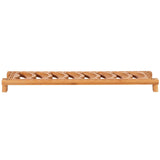 Bamboo Teacup Holder Shelf Tea Cup Draining Rack Organizer Tea Ceremony Accessories8 Grid