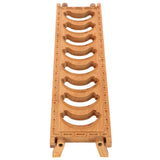 Bamboo Teacup Holder Shelf Tea Cup Draining Rack Organizer Tea Ceremony Accessories8 Grid