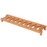 Bamboo Teacup Holder Shelf Tea Cup Draining Rack Organizer Tea Ceremony Accessories8 Grid
