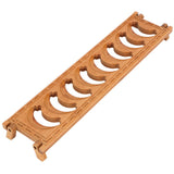 Bamboo Teacup Holder Shelf Tea Cup Draining Rack Organizer Tea Ceremony Accessories8 Grid