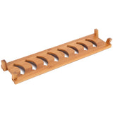 Bamboo Teacup Holder Shelf Tea Cup Draining Rack Organizer Tea Ceremony Accessories8 Grid