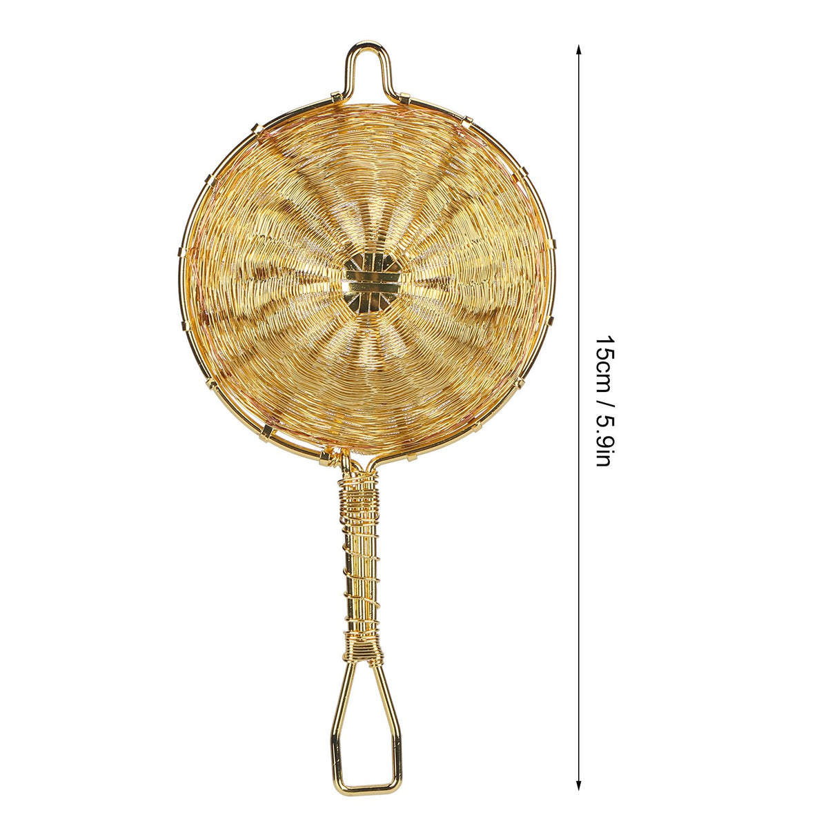 Tea Infuser Strainer Pure Copper Reusable Loose Leaf Teapot Filter for Home Office