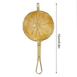 Tea Infuser Strainer Hand Made Copper Reusable Teapot Filter with Long Handle for Tea Maker