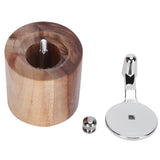 Manual Pepper Grinder Spices Mill Grinding Tool with Long Crank for Home Restaurant - Rear View