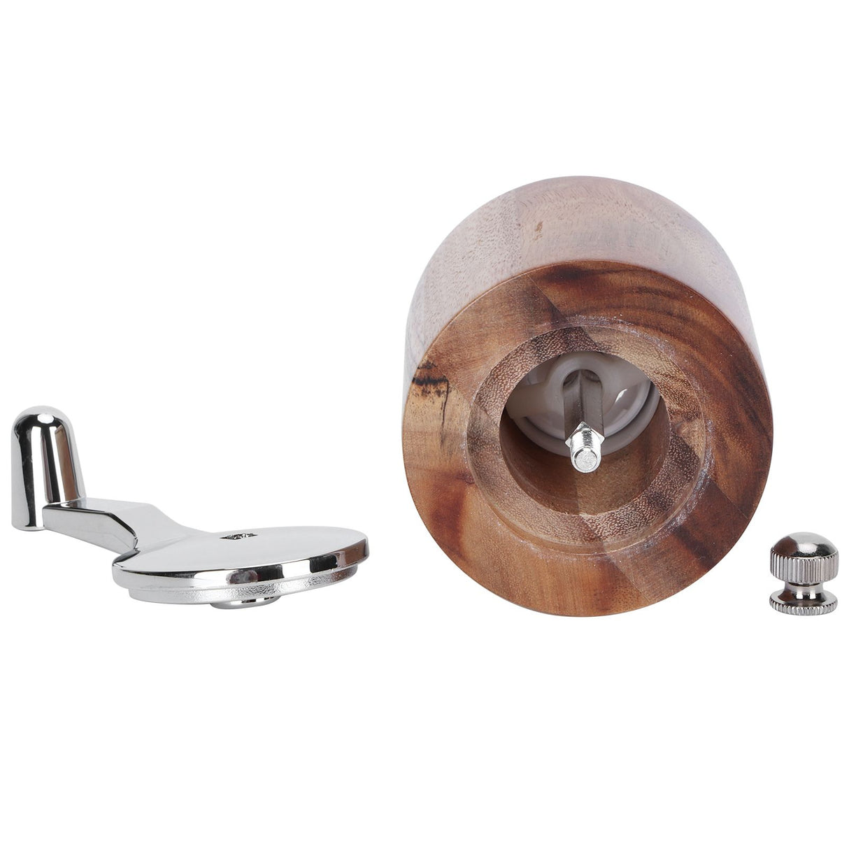 Manual Pepper Grinder Spices Mill Grinding Tool with Long Crank for Home Restaurant