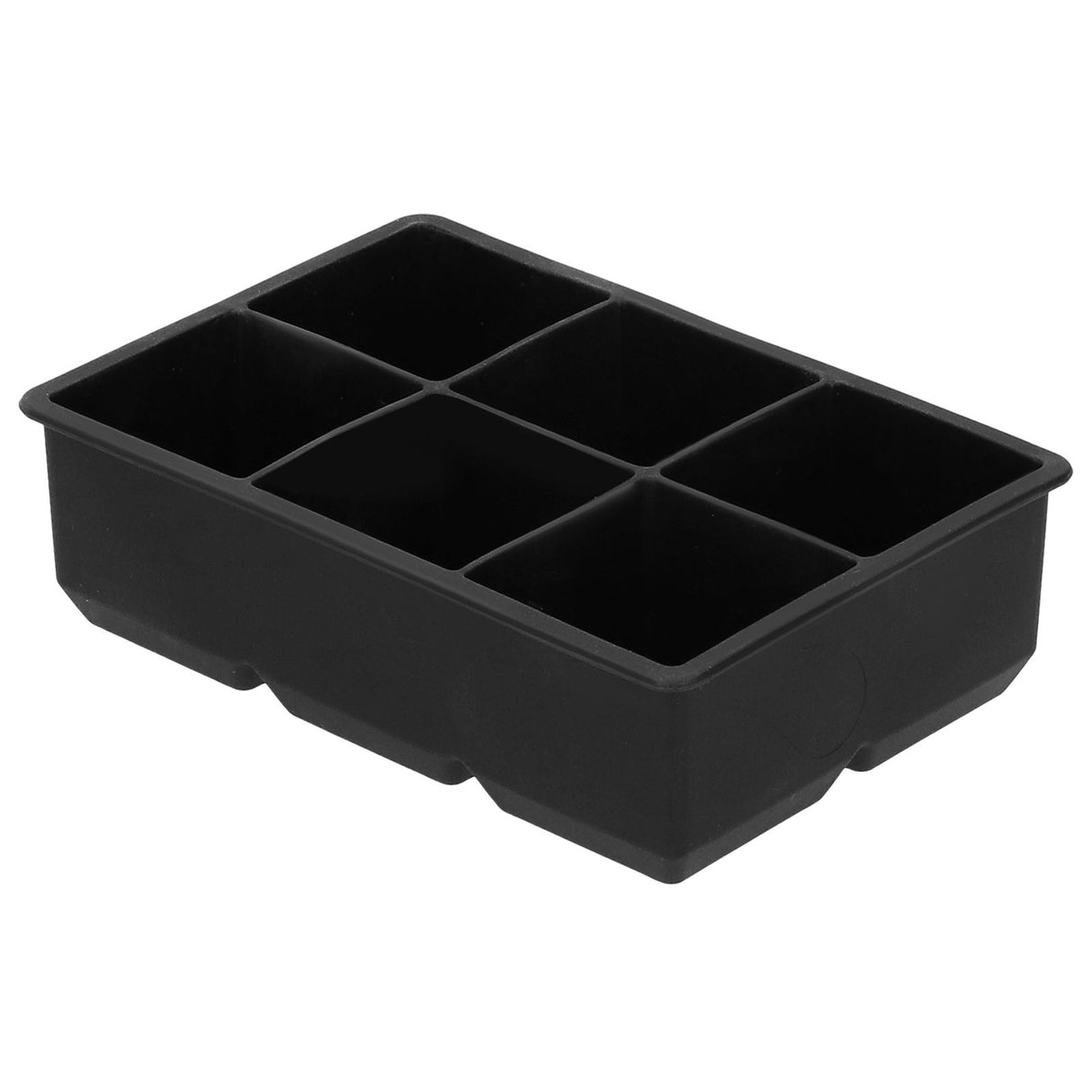 6-Grid Large Ice Cubes Maker Square Ice Cubes Tray Silicone Ice Mold Party Bar Accessories