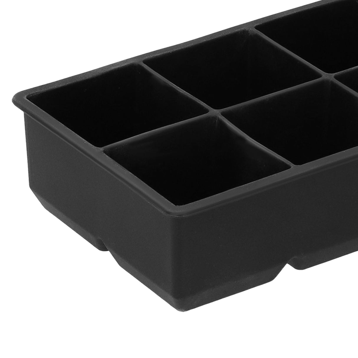 6-Grid Large Ice Cubes Maker Square Ice Cubes Tray Silicone Ice Mold Party Bar Accessories