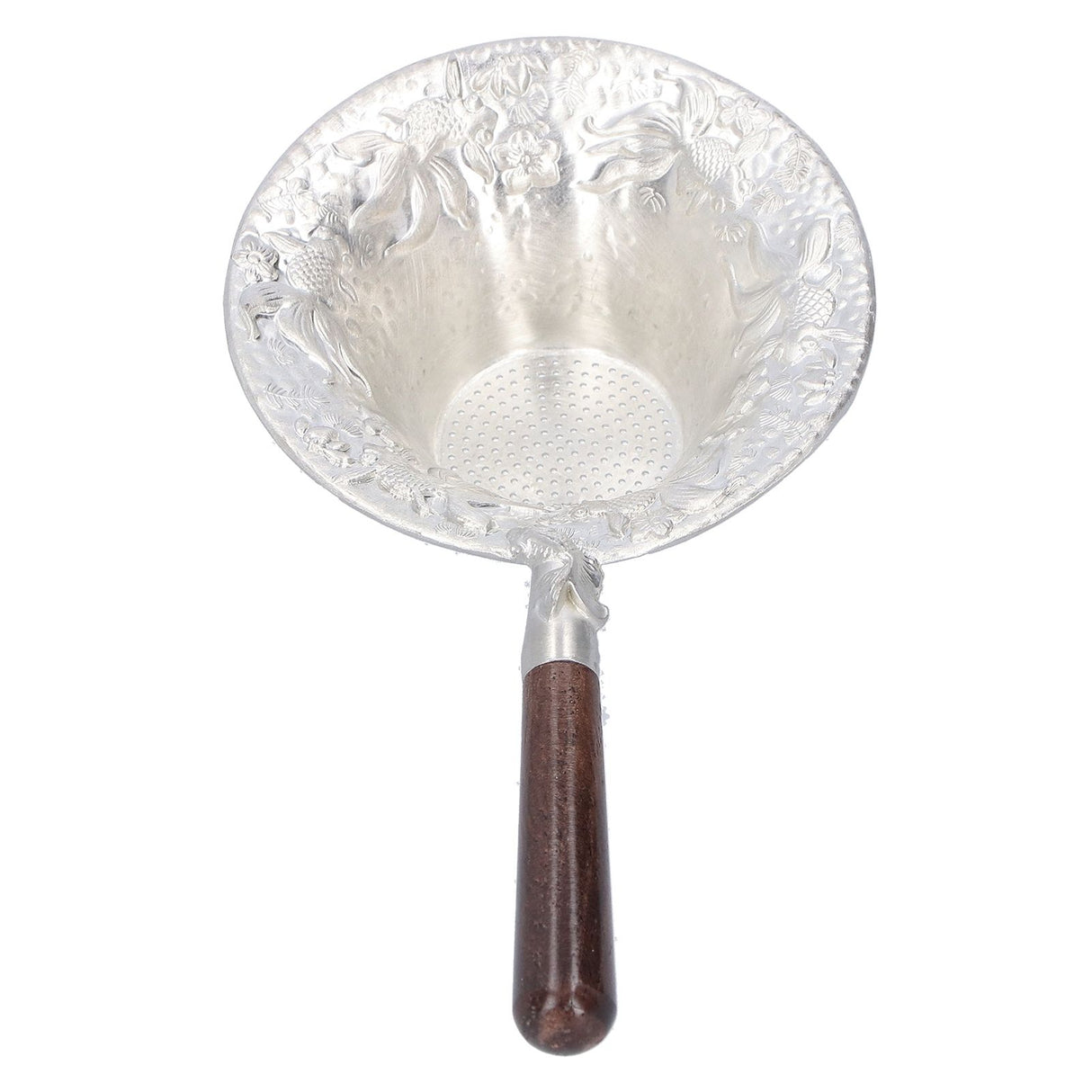 Tea Strainer Japanese Style Hand Made Tea Leaf Infuser Filter Tea Set Accessories(Black Sandalwood Handle )